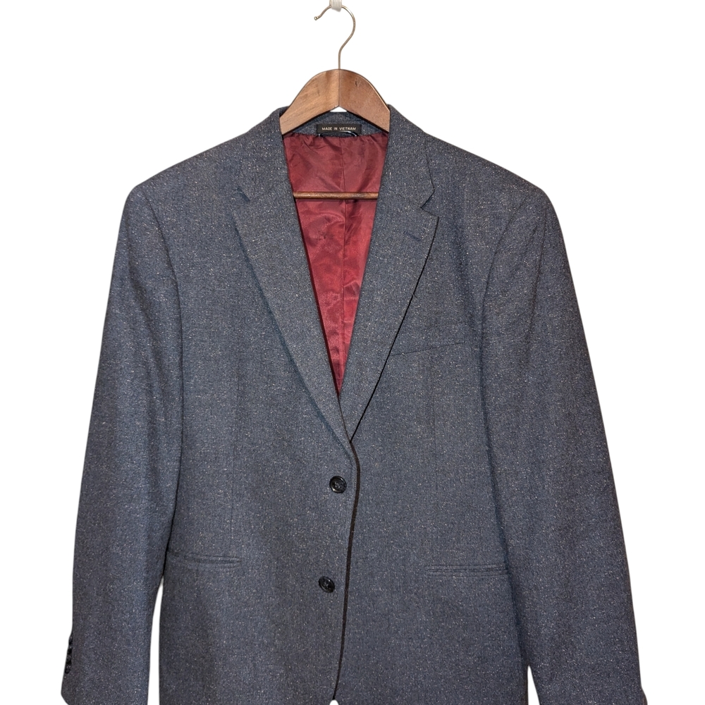 Tommy Hilfiger Gray Blazer with Red Lining